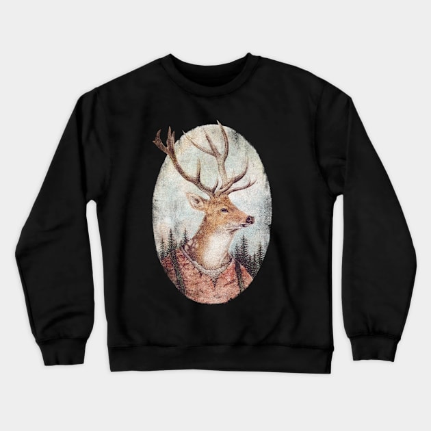 Wild Wanderer Crewneck Sweatshirt by mikekoubou